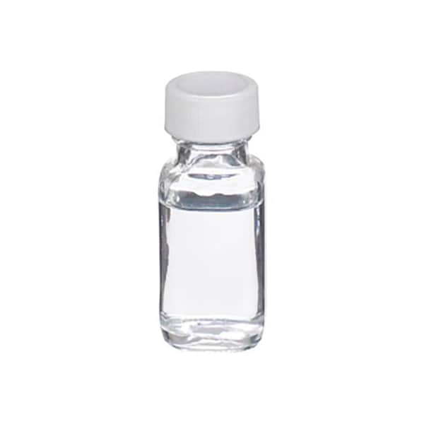 Cp Lab Safety. Wheaton 0.5 oz Clear Glass Bottles, French Squares, PTFE Liner, Case of 48 W216877 - main